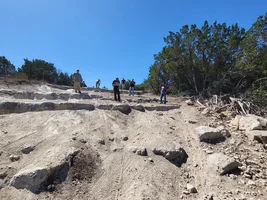 Hummer EV off road with Texas Hummer H1 club